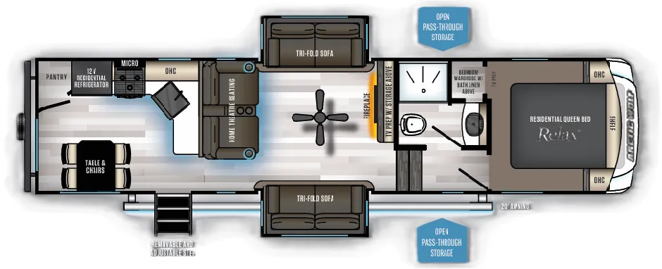 Forest River Cherokee Arctic Wolf 311ML floor plan