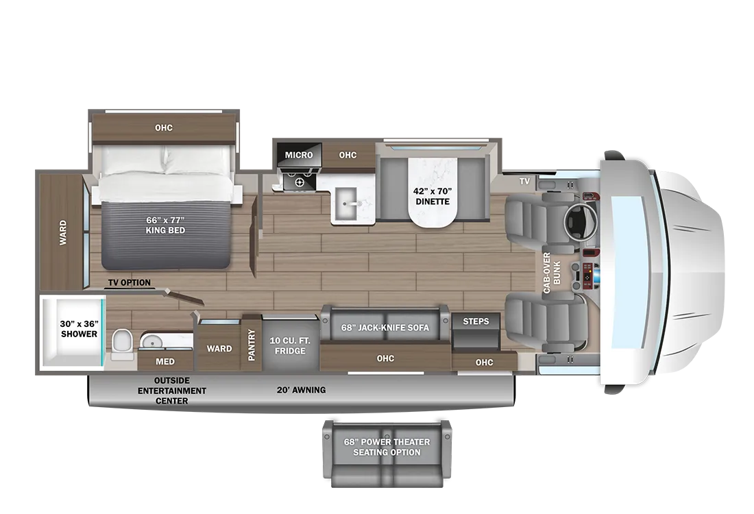 2026 Entegra Coach Esteem XL 32U - Floor plan