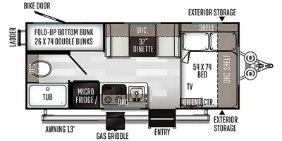 2020 Forest River RV Rockwood GEOPRO 19BH - Photo 3