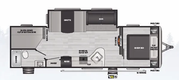 Keystone Springdale 282BH floor plan