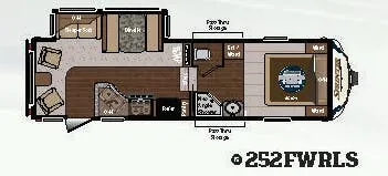 Keystone Sprinter 252FWRLS exterior