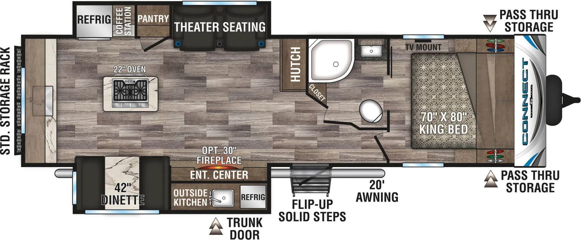 K-Z Connect C302RIK floor plan