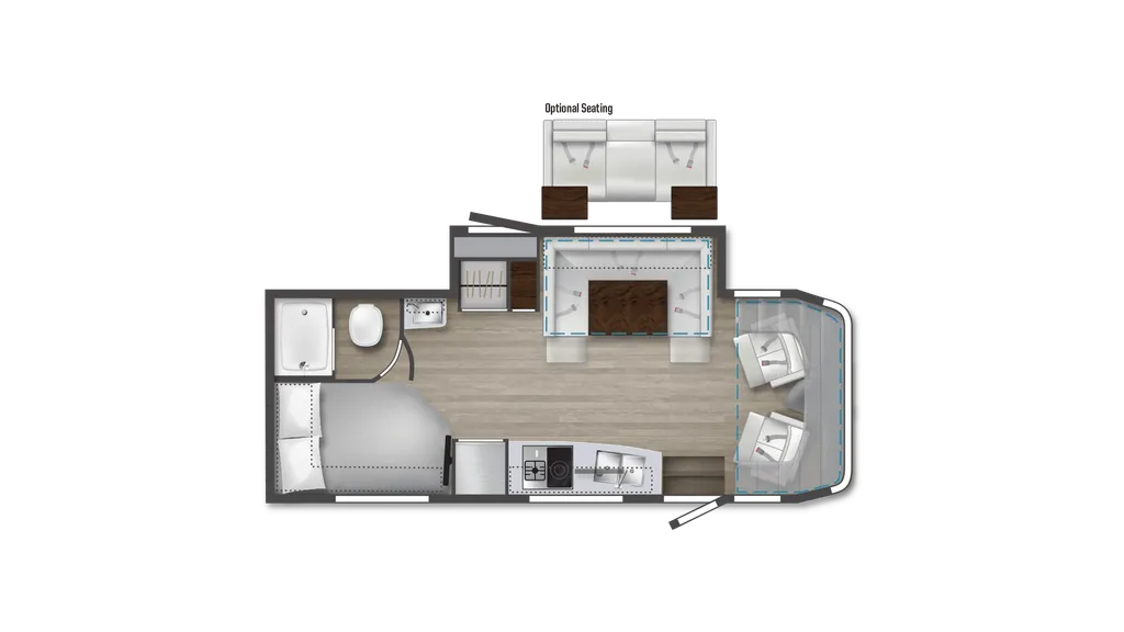 2024 Winnebago View 24J floor plan