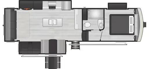Keystone Arcadia Super Lite 292SLRL floor plan