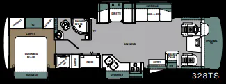 Forest River Georgetown 328TS floor plan