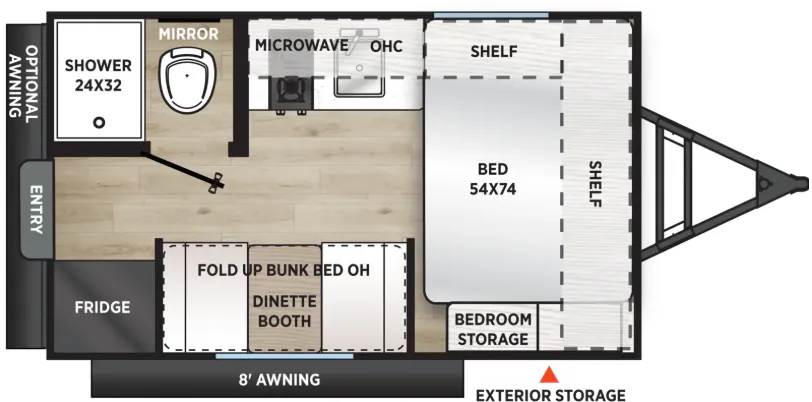 Coachmen Catalina Summit Series 7 134REX floor plan