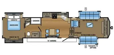 2017 Jayco North Point 383FLFS - Photo 3