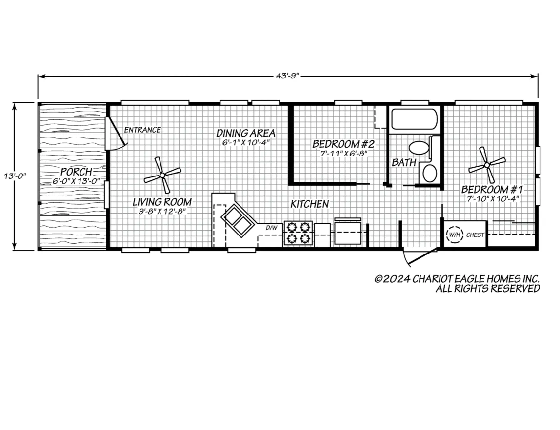 Chariot Eagle Hawk Classic THE WEDGE 13442S floor plan