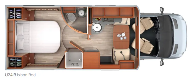 Leisure Travel Unity U24IB floor plan