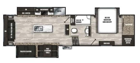 Coachmen Brookstone 290RL floor plan