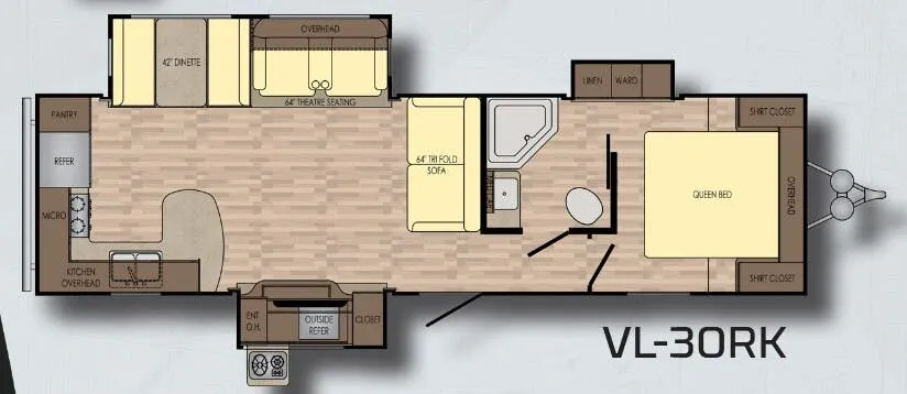 CrossRoads Volante 30RK floor plan