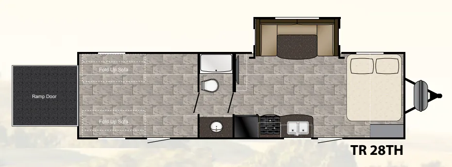 Heartland Trail Runner 28TH floor plan