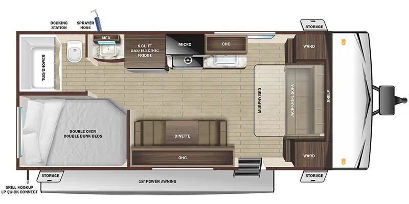 Highland Ridge Open Range Conventional 20MBW floor plan
