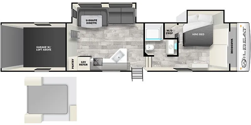 Forest River Wildcat 40SA floor plan