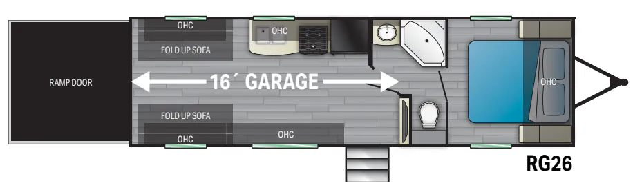 Heartland Pioneer RG26 floor plan