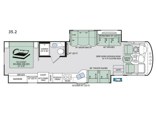 2019 Thor Motor Coach Miramar 35.2 - Photo 3