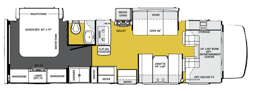 Forest River Sunseeker 2860DS floor plan