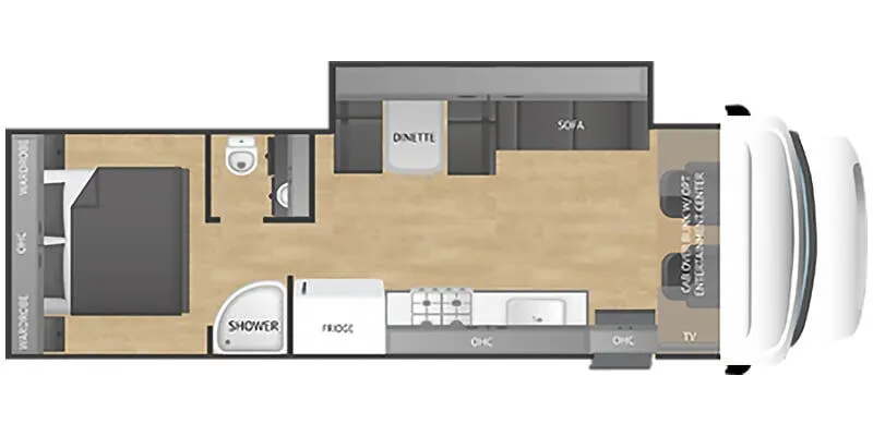2026 NeXus RV Triumph 31P floor plan