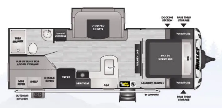 Keystone Bullet 243BHSWE exterior