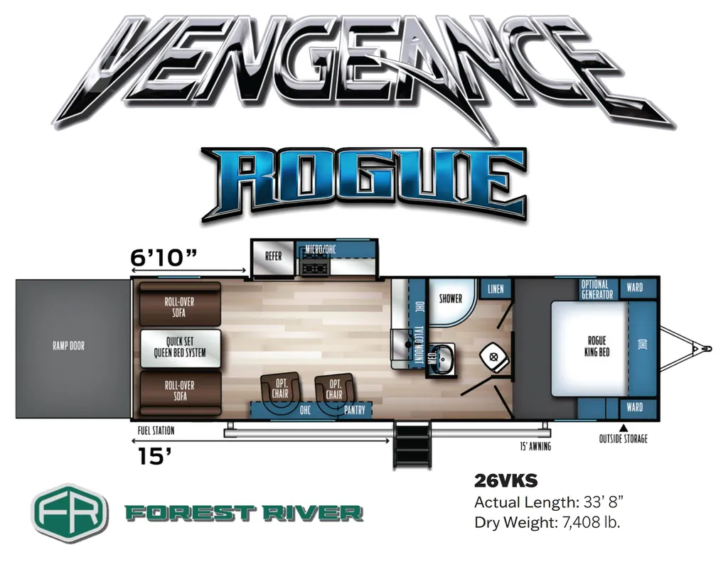 2021 Forest River Vengeance Rogue 26V, Photos photo 53