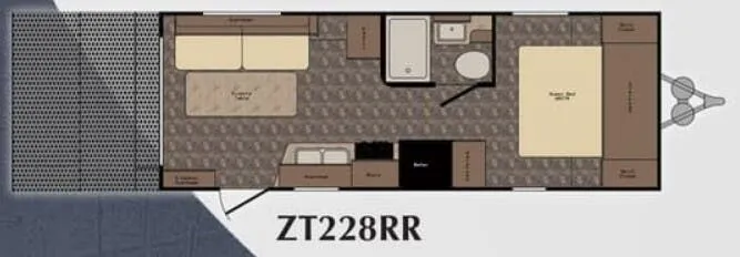 CrossRoads Z-1 1 ZT228RR floor plan