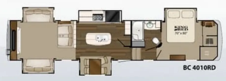 Heartland Big Country 4010RD floor plan