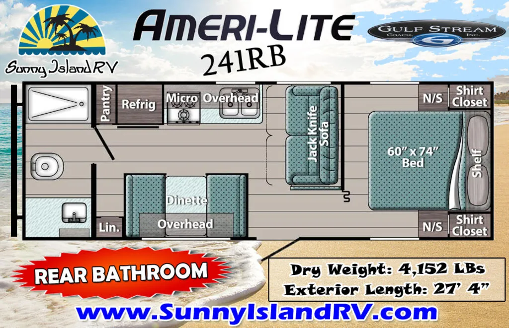 2022 Gulf Stream Ameri-Lite 241RB - Photo 3
