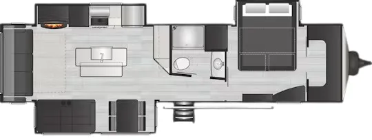 Keystone Arcadia 377RL floor plan