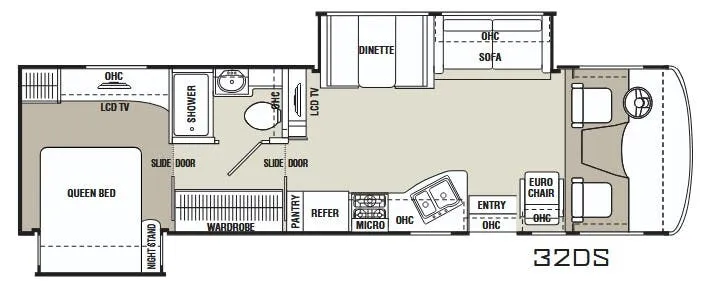 Coachmen Mirada 32DS floor plan
