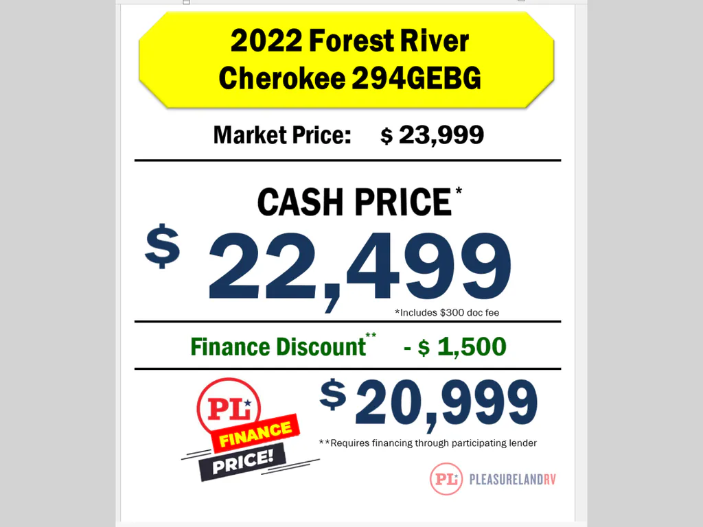 2022 Forest River Cherokee 294GEBG, Photos photo 2