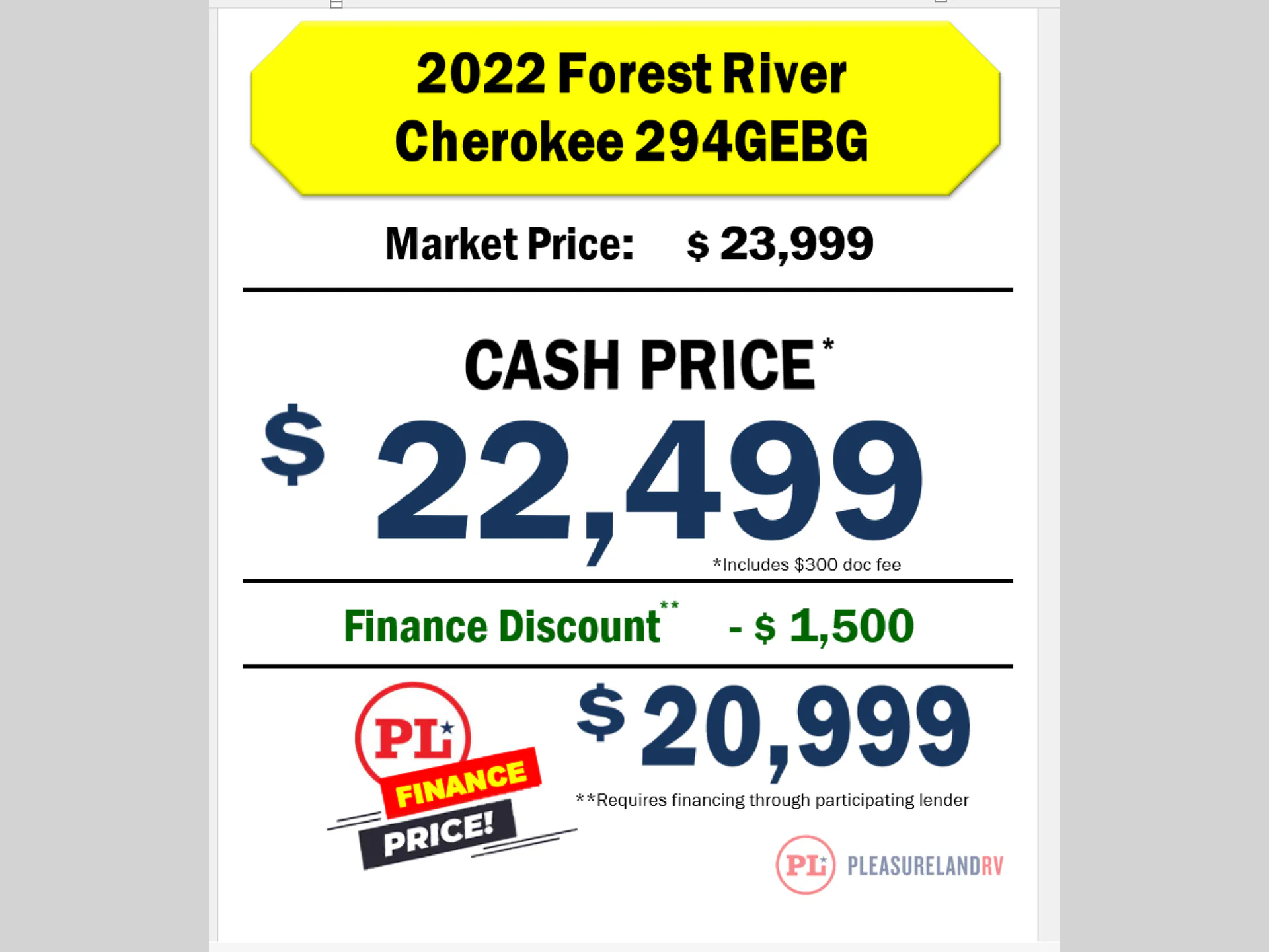 2022 Forest River Cherokee 294GEBG - Photo 3