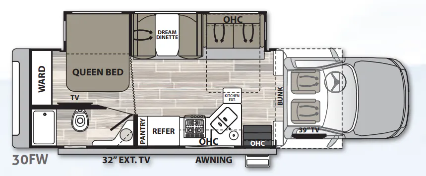 Dynamax Corp Isata 5 Series 30FW floor plan