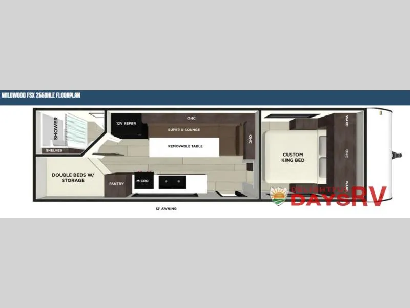 2026 Forest River Wildwood 266BHLE - Photo 3