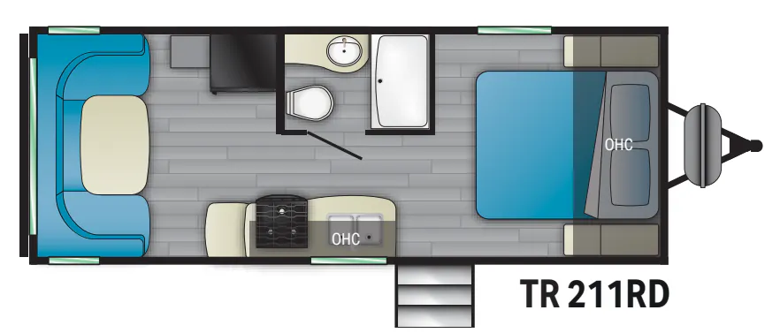 Heartland Trail Runner 211RD floor plan